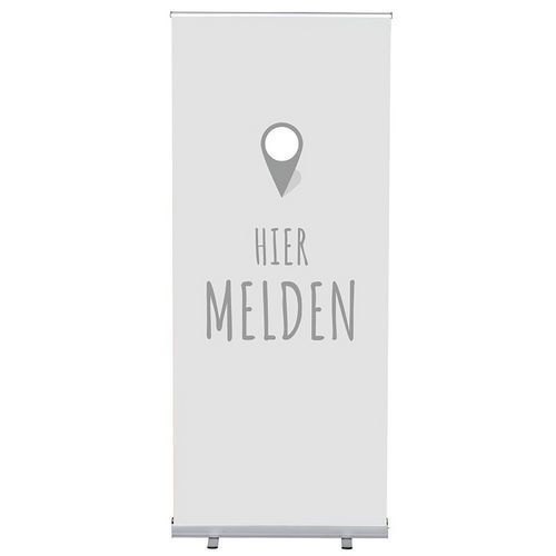 Roll-Banner Budget 85-200 Ensemble Complet Hier Melden