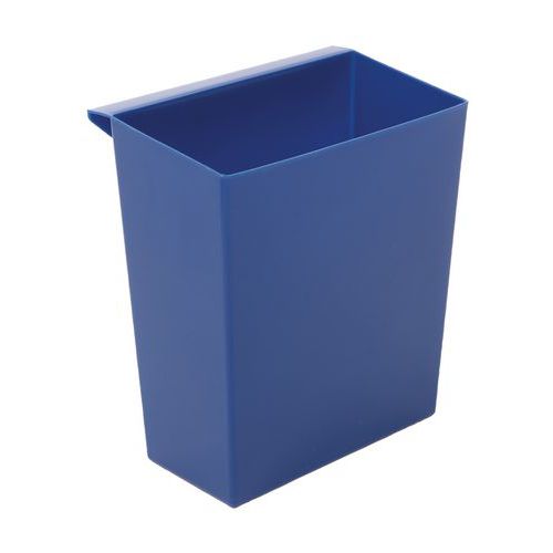 Inzetbakje voor vierkant tapse papierbak 21 ltr tot 27 ltr - Vepabins