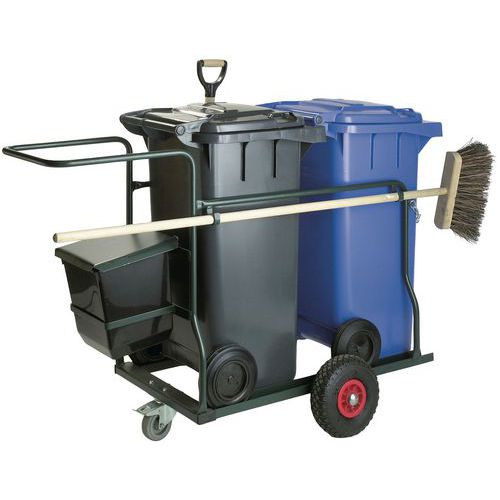 Containerkar 2x 120 ltr compleet - Vepabins Containerkar 2x 120 ltr compleet - Vepabins
