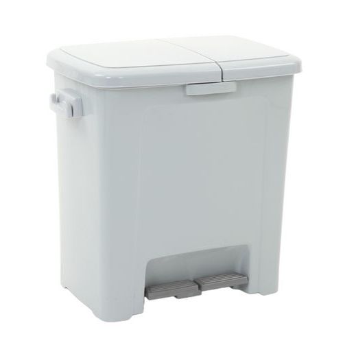 Poubelle à pédale double Dustbin 45L - Vepabins Poubelle à pédale double Dustbin 45L - Vepabins