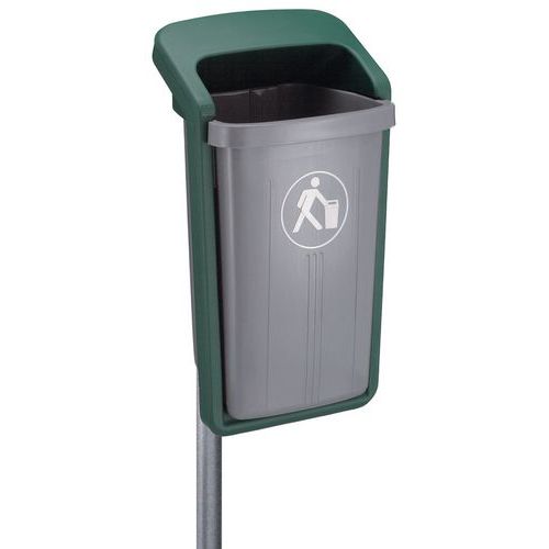 Poubelle d'extérieur plastique 50L - Vepabins Poubelle d'extérieur plastique 50L - Vepabins
