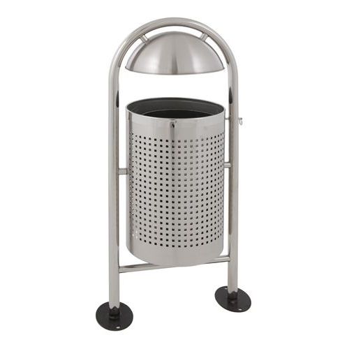 Ronde buitenafvalbak met regendak 27 ltr - Vepabins Ronde buitenafvalbak met regendak 27 ltr - Vepabins