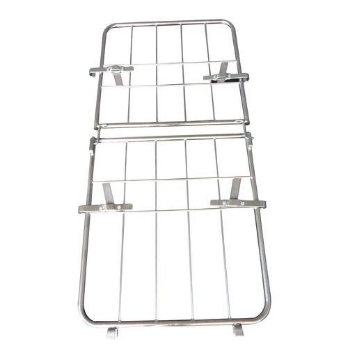 Half neerklapbaar zijpaneel voor rolcontainer - Kunststof basis - Draagvermogen 500 kg Half neerklapbaar zijpaneel voor rolcontainer - Kunststof basis - Draagvermogen 500 kg
