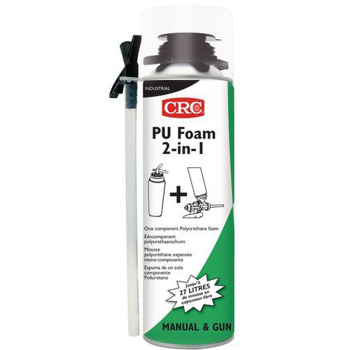 Mousse PU 2 en 1 - Manuelle et pistolable - CRC Mousse PU 2 en 1 - Manuelle et pistolable - CRC