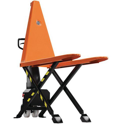 Transpalette électrique haute levée - Fourche longueur 1190 mm - Force 1000 kg Transpalette électrique haute levée - Fourche longueur 1190 mm - Force 1000 kg