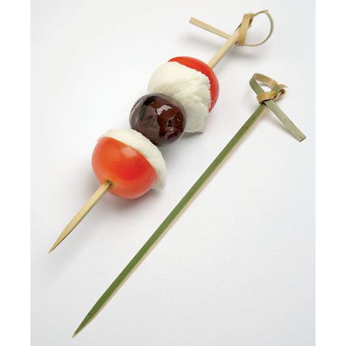 Cocktailprikker bamboe met lus_Matfer