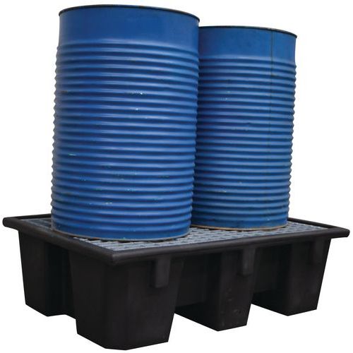 Bac de rétention PE recyclé 240L - Manutan Expert Bac de rétention PE recyclé 240L - Manutan Expert