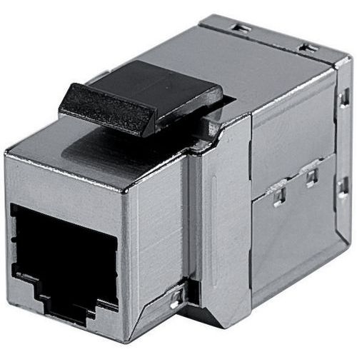 RJ45 adapter, vrouwelijk, afgeschermd RJ45 adapter, vrouwelijk, afgeschermd