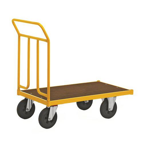 Gele platformtrolley KM144500 B - Kongamek Gele platformtrolley KM144500 B - Kongamek