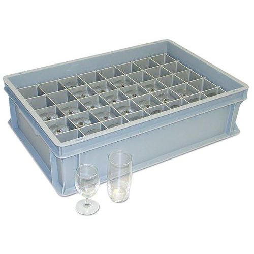 Bacs de rangement pour verres