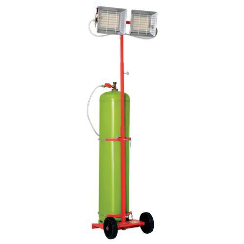 Chauffage radiant - Au gaz propane - Mobile Chauffage radiant - Au gaz propane - Mobile