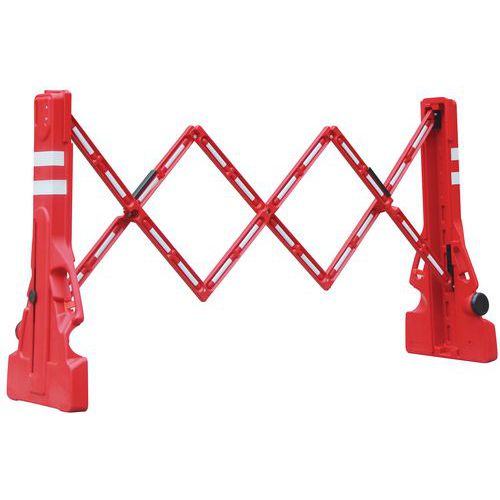 Barrière de chantier extensible lestable - Manutan Expert Barrière de chantier extensible lestable - Manutan Expert