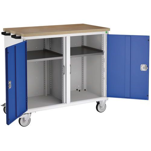 Établi mobile 2 portes - Capacité 300 kg - Bott Établi mobile 2 portes - Capacité 300 kg - Bott