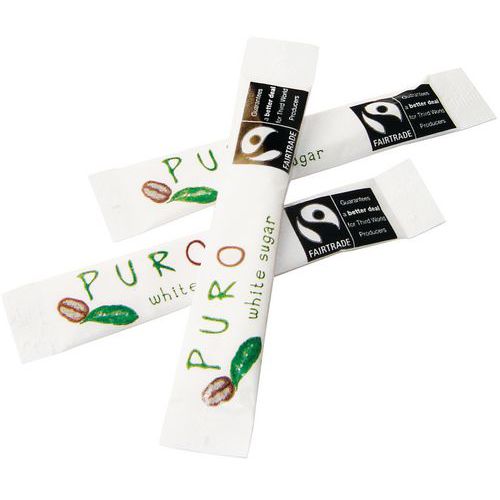 Suikersticks - Puro fairtrade - Max Havelaar - 5 g Suikersticks - Puro fairtrade - Max Havelaar - 5 g
