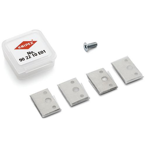 Jeu de 8 lames de rechange pour coupe-tubes Knipex BiX - KNIPEX Jeu de 8 lames de rechange pour coupe-tubes Knipex BiX - KNIPEX