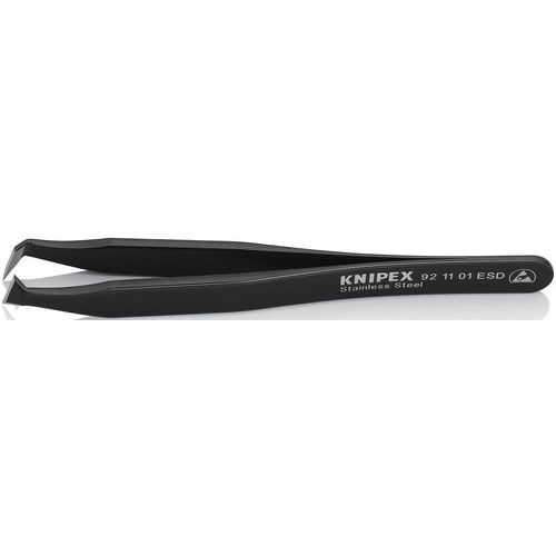 Pince brucelle acier inoxydable coupante 115mm ESD - KNIPEX Pince brucelle acier inoxydable coupante 115mm ESD - KNIPEX