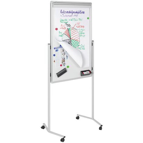 Tableau mobile multi-usages gris tableau d'affichage - Legamaster Tableau mobile multi-usages gris tableau d'affichage - Legamaster