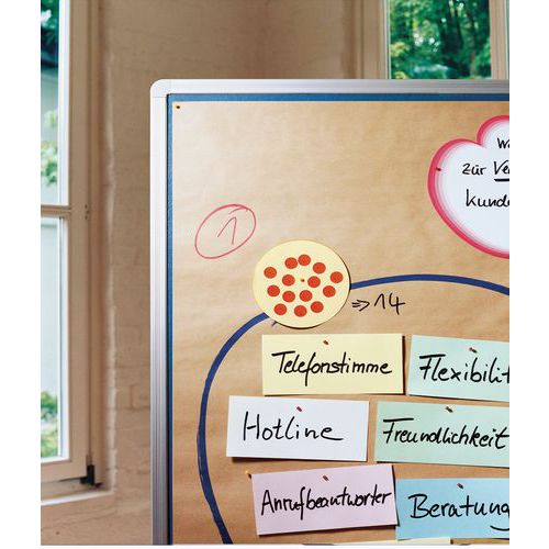 Tableau d'animation en papier marron - Legamaster Tableau d'animation en papier marron - Legamaster