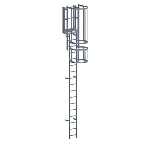 Complete kooiladderset - Hoogte 4,75 m Complete kooiladderset - Hoogte 4,75 m