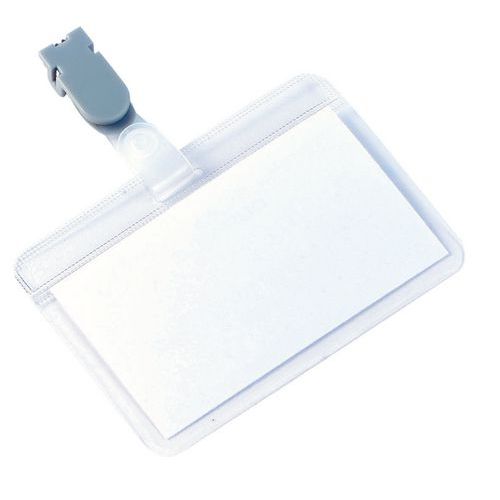 Badgehouder zelfplastifieerbaar - Met clip Badgehouder zelfplastifieerbaar - Met clip