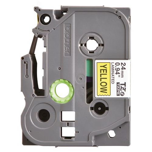 Cassette de ruban pour étiqueteuse Brother - Largeur 24 mm