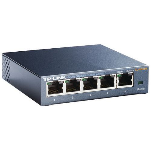 Switch TP-Link 5 en 8 poorten TL-SG105/TL-SG108 Switch TP-Link 5 en 8 poorten TL-SG105/TL-SG108
