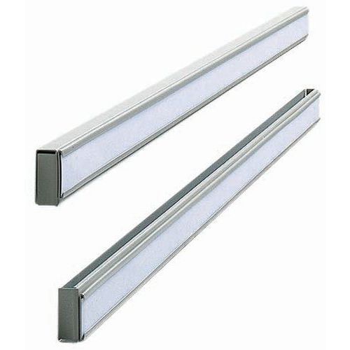 Aluminium wandgeleider voor T-kaart - Nobo