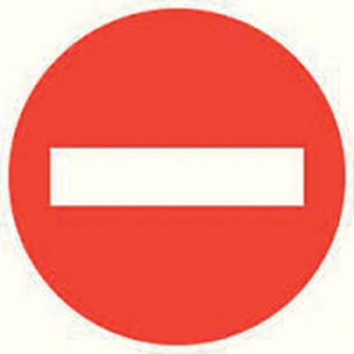 Panneau de signalisation- B1 - Sens interdit