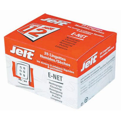 Lingettes nettoyantes E-Net pour écran - Jelt Lingettes nettoyantes E-Net pour écran - Jelt