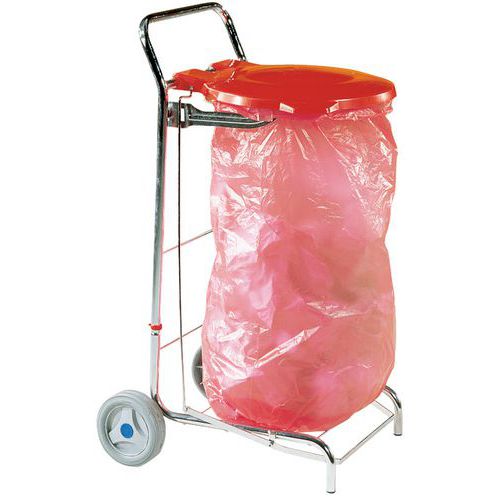 Afvalzakhouder mobiel voor buiten - 120 l Afvalzakhouder mobiel voor buiten - 120 l