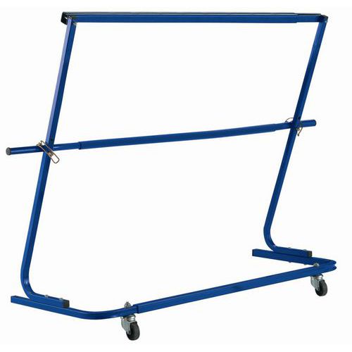Horizontale mobiele rolhouder - Rol Ø 500 max. - Met en zonder cutter Horizontale mobiele rolhouder - Rol Ø 500 max. - Met en zonder cutter