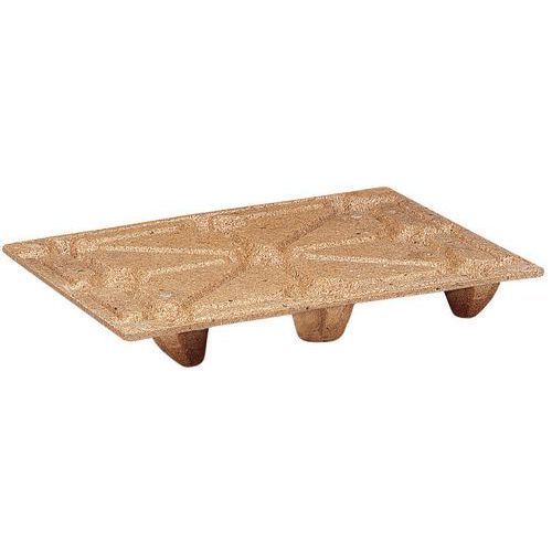 Pallet van houtvezel - breedte 1000 mm - Manutan Expert Pallet van houtvezel - breedte 1000 mm - Manutan Expert