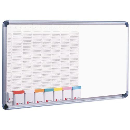 Planbord en whitebord 2-in-1 - Nobo