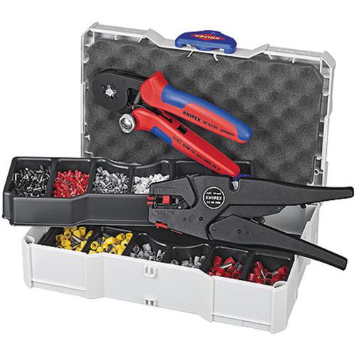 Krimp-assortiment voor adereindhulzen _ 97 90 10 KNIPEX Krimp-assortiment voor adereindhulzen _ 97 90 10 KNIPEX