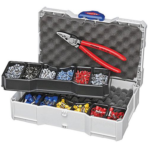 Krimp-assortiment voor adereindhulzen _ 97 90 06 KNIPEX Krimp-assortiment voor adereindhulzen _ 97 90 06 KNIPEX