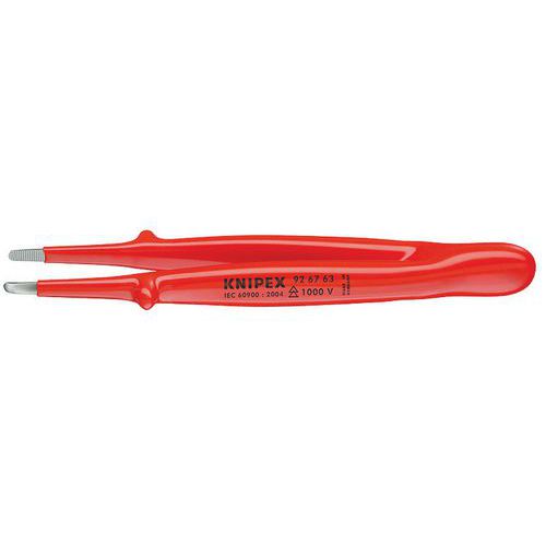 Brucelles de précision isolées 145 mm _ 92 67 63 - Knipex Brucelles de précision isolées 145 mm _ 92 67 63 - Knipex