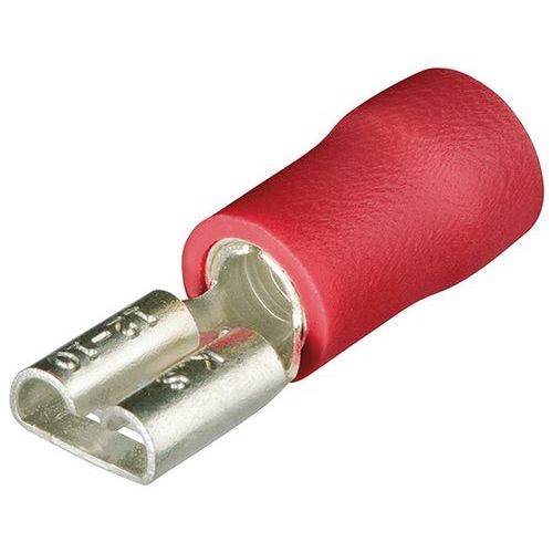 Cosse clip femelle isolée de câble 0.5-1.0mm² largeur 2.8mm² 97 99 001 Cosse clip femelle isolée de câble 0.5-1.0mm² largeur 2.8mm² 97 99 001