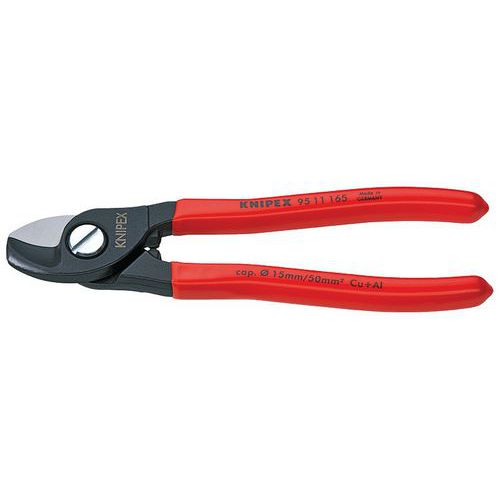 Kabelschaar met kunststof bekleed 165 mm_95 11 165 SB KNIPEX Kabelschaar met kunststof bekleed 165 mm_95 11 165 SB KNIPEX