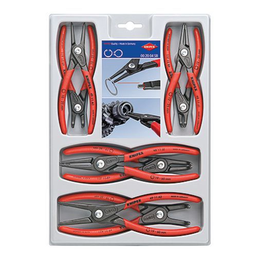 Precisie-borgveertangenset _ 00 20 04 SB KNIPEX Precisie-borgveertangenset _ 00 20 04 SB KNIPEX