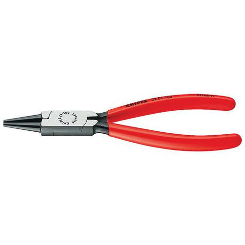 Pince à becs ronds noire atramentisée gainées en plastique 140 mm _ 22 01 140 SB Pince à becs ronds noire atramentisée gainées en plastique 140 mm _ 22 01 140 SB