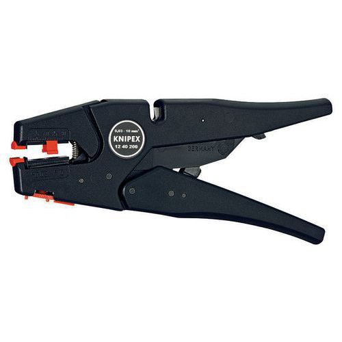 Pince à dénuder auto-ajustable 200 mm _ 12 40 200 SB_Knipex Pince à dénuder auto-ajustable 200 mm _ 12 40 200 SB_Knipex