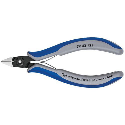 Elektronica-zijsnijtang componentengreep 125mm_79 42 125 Elektronica-zijsnijtang componentengreep 125mm_79 42 125
