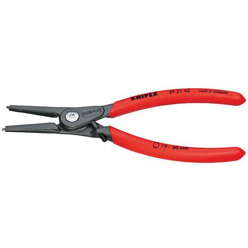 Precisie-borgveertang grijs geatramenteerd 180 mm _ 49 31 A2