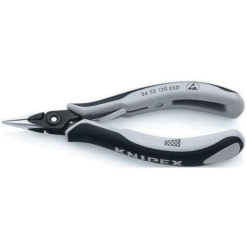 Pince pour l'électronique _ 34 52 130 ESD - Knipex Pince pour l'électronique _ 34 52 130 ESD - Knipex