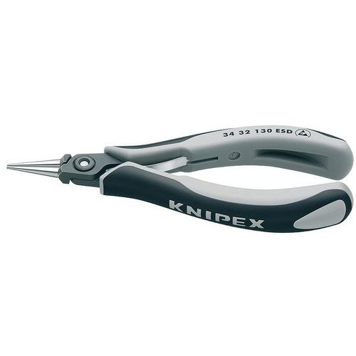 Pince de préhension pour l'électronique ESD brunie 135 mm Pince de préhension pour l'électronique ESD brunie 135 mm