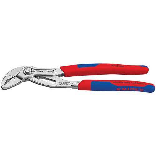 Waterpomptang Cobra® verchroomd 250 mm _ 87 05 250 KNIPEX Waterpomptang Cobra® verchroomd 250 mm _ 87 05 250 KNIPEX