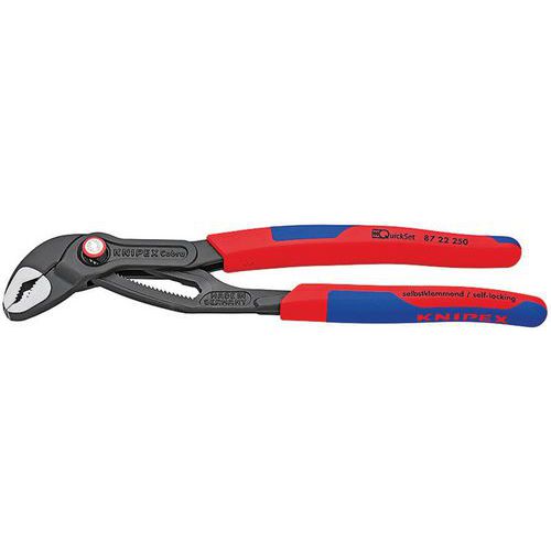 Waterpomptang Cobra® QuickSet grijs geatramenteerd 250 mm_87 22 250 SB Waterpomptang Cobra® QuickSet grijs geatramenteerd 250 mm_87 22 250 SB