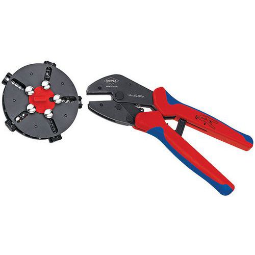 Krimptang MultiCrimp® gebruineerd 250 mm _ 97 33 02 KNIPEX Krimptang MultiCrimp® gebruineerd 250 mm _ 97 33 02 KNIPEX