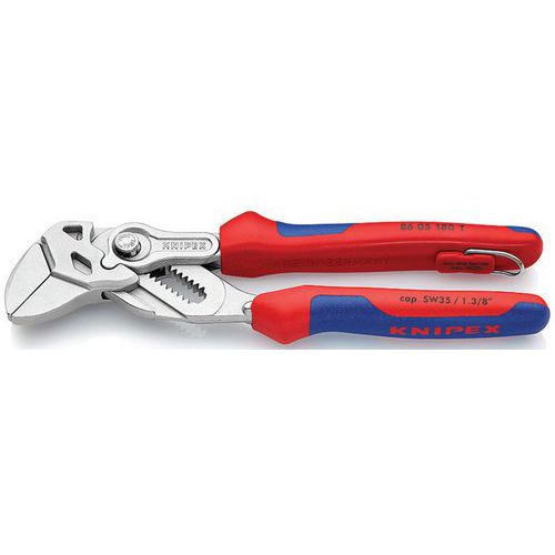 Sleuteltang verchroomd 180 mm _ 86 05 180 T KNIPEX Sleuteltang verchroomd 180 mm _ 86 05 180 T KNIPEX