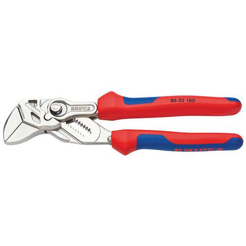 Sleuteltang verchroomd 180 mm _ 86 05 180 SB KNIPEX Sleuteltang verchroomd 180 mm _ 86 05 180 SB KNIPEX